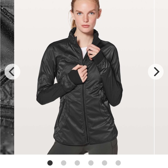 LULULEMON Goal Crusher jacket size 4 black like new - Picture 2 of 11